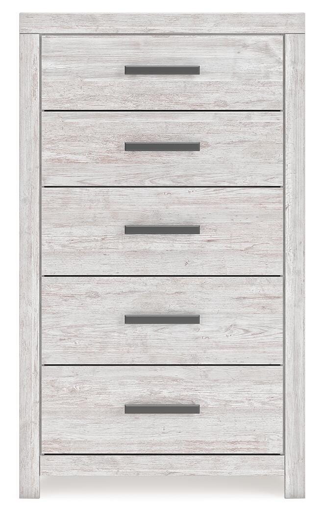 Cayboni Queen Panel Bed, Chest and Nightstand