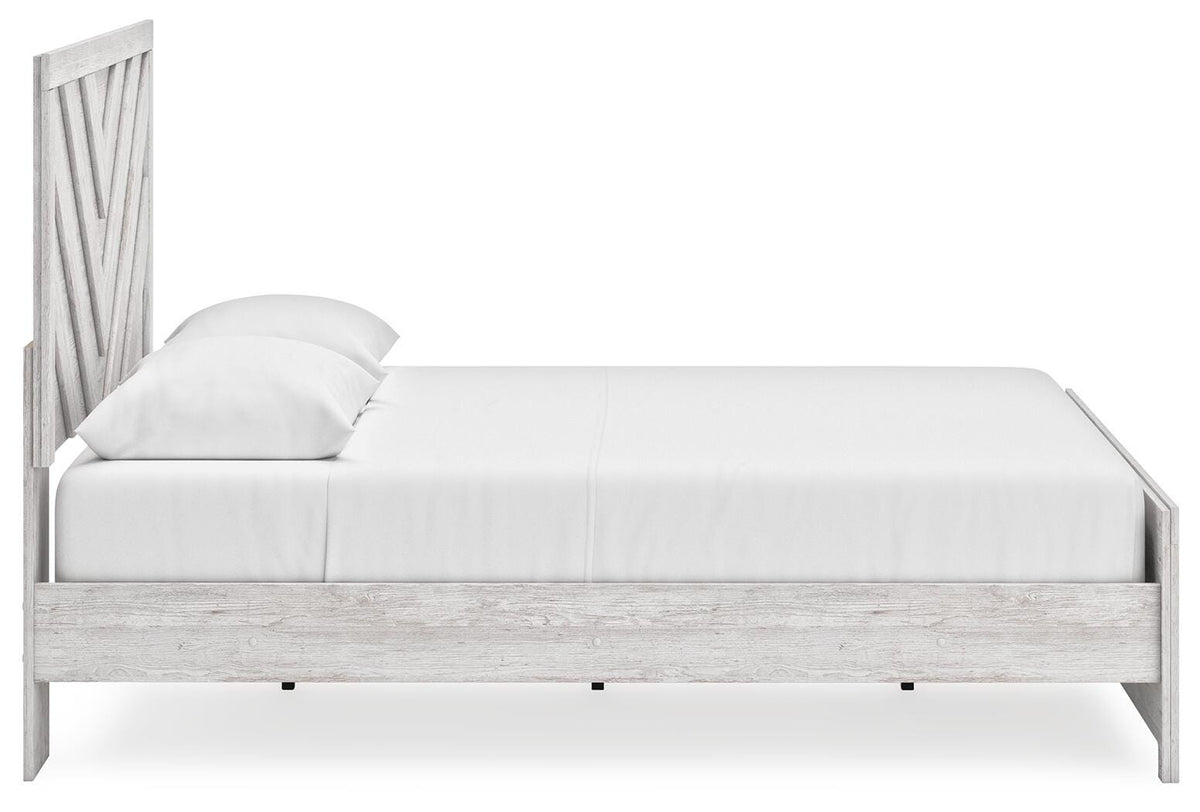 Cayboni King Panel Bed, Dresser and Nightstand