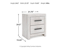 Cayboni King Panel Bed, Dresser, Mirror, Chest and 2 Nightstands