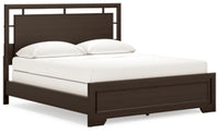 Covetown California King Panel Bed, Dresser and Mirror
