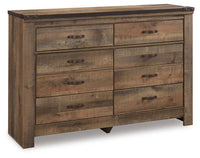 Trinell Full Bookcase Storage Bed, Dresser, Chest and Nightstand