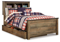 Trinell Full Bookcase Storage Bed, Dresser, Chest and Nightstand