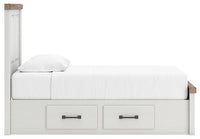 Savonport Twin Panel Bed with Storage