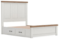 Savonport Panel Bed with Storage