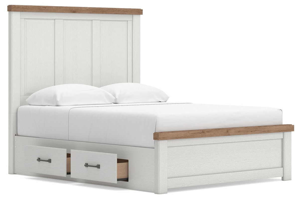 Savonport Panel Bed with Storage