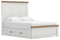 Savonport Panel Bed with Storage