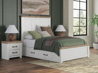 Savonport Panel Bed with Storage