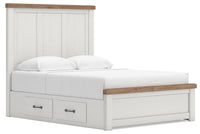 Savonport Panel Bed with Storage