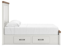 Savonport Panel Bed with Storage