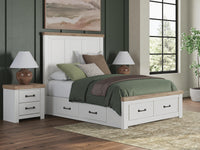 Savonport Panel Storage Bed