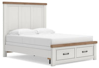 Savonport Panel Storage Bed