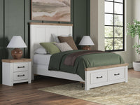 Savonport Panel Storage Bed