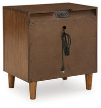 Lyncott Queen Upholstered Bed, Dresser, Mirror and 2 Nightstands