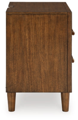 Lyncott Queen Upholstered Bed, Dresser, Mirror and 2 Nightstands