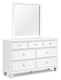 Fortman King Panel Bed, Dresser, Mirror, Chest and Nightstand
