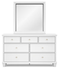 Fortman King Panel Bed, Dresser, Mirror, Chest and Nightstand
