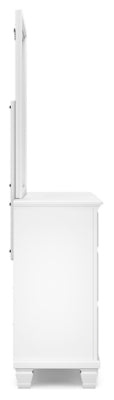Fortman King Panel Bed, Dresser, Mirror, Chest and Nightstand