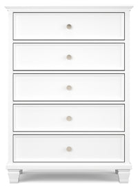 Fortman King Panel Bed, Dresser, Mirror, Chest and Nightstand