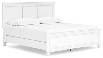 Fortman King Panel Bed, Dresser, Mirror, Chest and Nightstand