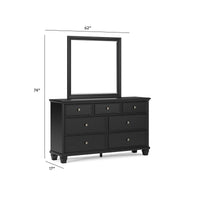 Lanolee King Panel Bed, Dresser, Mirror and 2 Nightstands