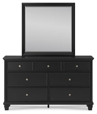 Lanolee King Panel Bed, Dresser, Mirror and 2 Nightstands
