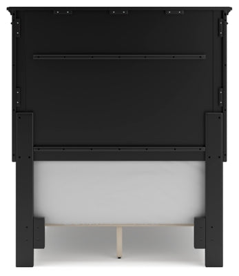 Lanolee Twin Panel Bed and Chest