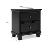 Lanolee King Panel Bed, Dresser, Mirror and 2 Nightstands