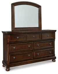 Porter California King Panel Bed, Dresser, Mirror and Chest