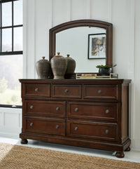 Porter California King Panel Bed, Dresser, Mirror and Chest