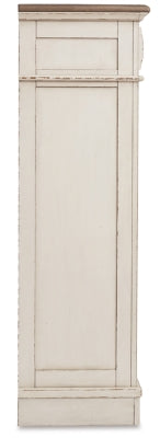 Realyn King Panel Bed, Dresser, Mirror, Chest and Nightstand