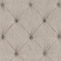 Realyn Queen Upholstery Panel Bed, Dresser, Chest, Nightstand, and Vanity Set