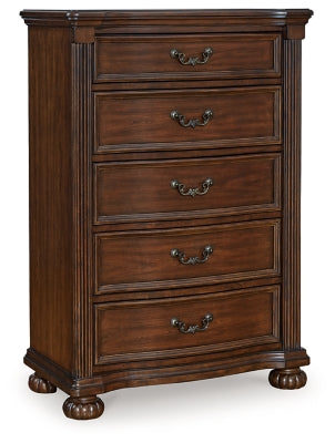Lavinton King Poster Bed, 2 Chests and Nightstand