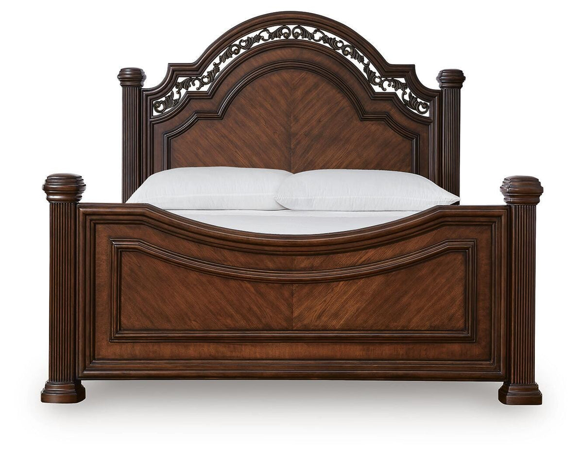 Lavinton Queen Poster Bed, Dresser and Mirror