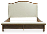 Sturlayne King Upholstered Panel Bed, Dresser and 2 Nightstands