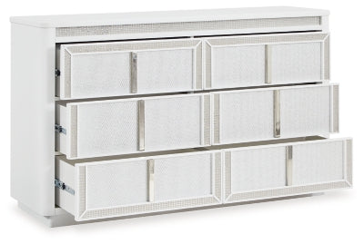 Chalanna Queen Storage Bed, Dresser and 2 Nightstands