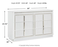 Chalanna Queen Storage Bed, Dresser and 2 Nightstands