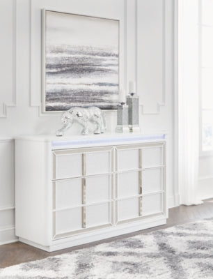 Chalanna Queen Storage Bed, Dresser and 2 Nightstands