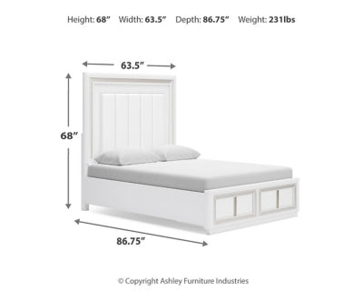 Chalanna Queen Storage Bed, Dresser and 2 Nightstands
