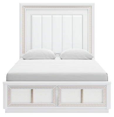 Chalanna Queen Storage Bed, Dresser and 2 Nightstands