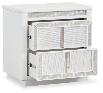 Chalanna Queen Storage Bed, Dresser and 2 Nightstands