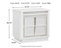 Chalanna Queen Storage Bed, Dresser and 2 Nightstands