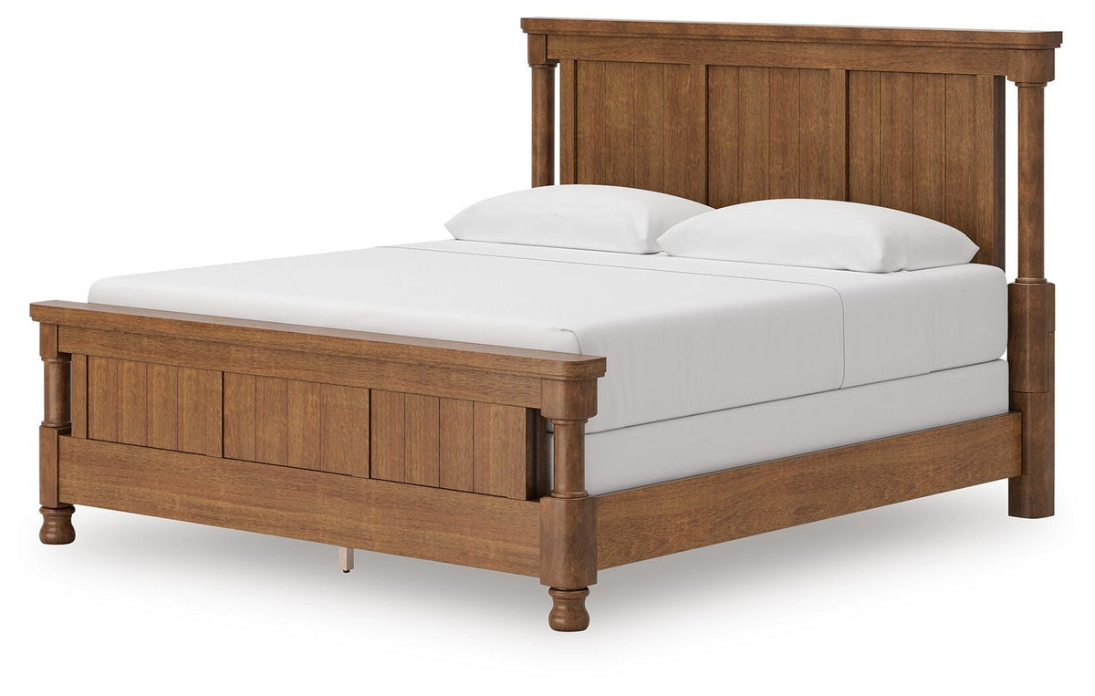 Rowlenstown King Poster Bed, Dresser and 2 Nightstands