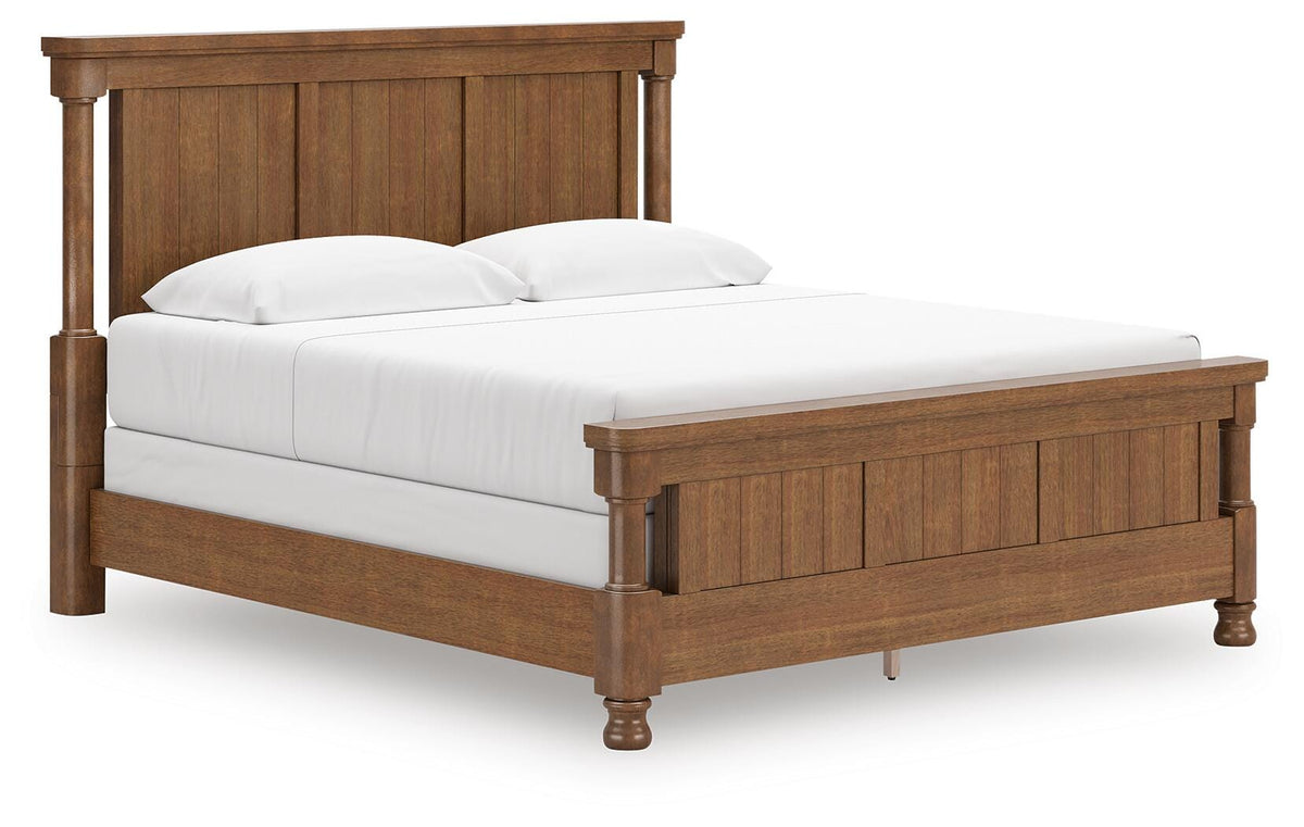 Rowlenstown King Poster Bed, Dresser and 2 Nightstands