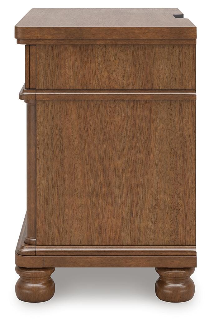 Rowlenstown King Poster Bed, Dresser and 2 Nightstands