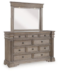 Blairhurst Queen Panel Bed, Dresser, Mirror, 2 Chests and Nightstand