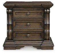 Maylee California King Panel Bed, Dresser, Mirror and Nightstand