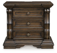 Maylee Queen Upholstered Bed, Dresser, Chest and Nightstand
