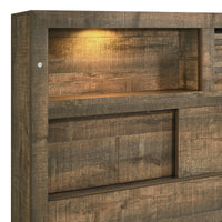 Bailey Twin Bookcase Panel 4PC Bedroom Set with Bluetooth