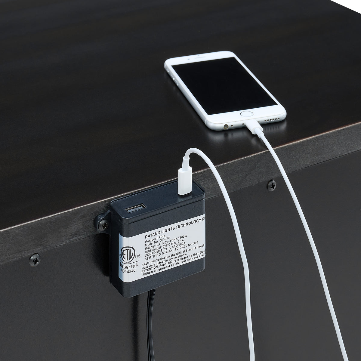 Bridgestone King 3PC Bedroom Set with 2 Nightstands in Black