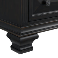 Bridgestone King Panel 5PC Bedroom Set in Black